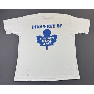 Rare Vintage 90s Toronto Maple Leafs NHL Hockey Canada Gildan XL Promo Tee